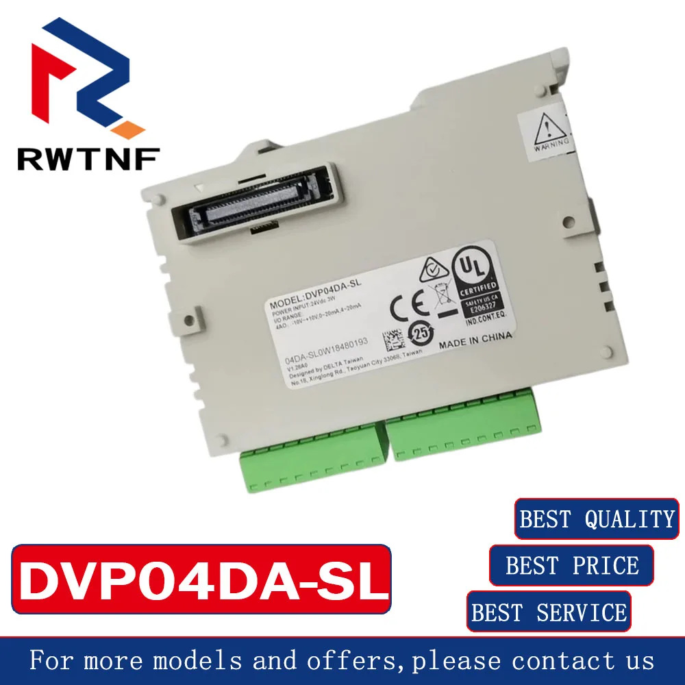 Brand New Genuine DVP04DA-SL Delta Electronics PLC Left Expansion Module 100% original