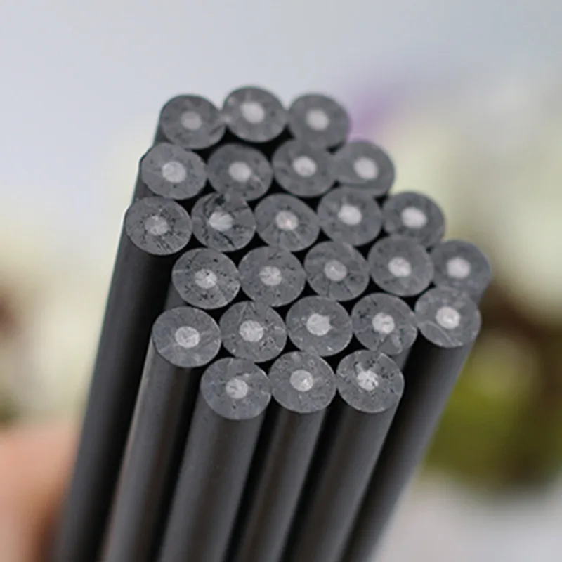 5/10 Pcs Professional pencil sketch HB round bar matte black resin painter art drawing supplies