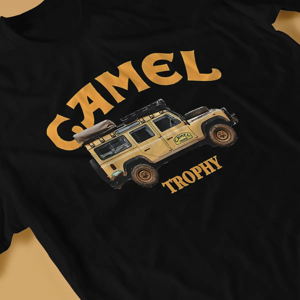 Camel Trophy Creative TShirt For Men Classic Round Collar Basic T Shirt Personalize Gift Clothes Streetwear