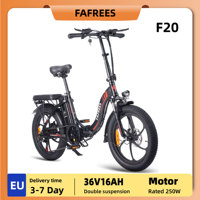 Fafrees F20 Adult Electric Bicycle 250W Men's City E-ebike 36V16AH Battery 20 Inch  Foldable Fat Tire Women’ Electric Bike