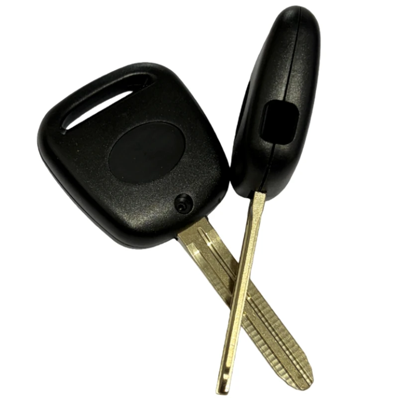 10Pcs 1 Side Button Replacement Car Remote Key Shell Blank Key Fob Housing Case For Toyota Carina Estima Harrier Previa Celica
