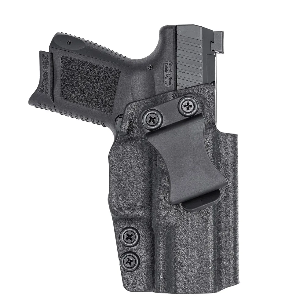 Kydex-pistolera IWB de transporte oculto interno para Canik TP9 Elite Sc Sub Compact, soporte de revista Mag, Clip de cinturón de Metal, garra de