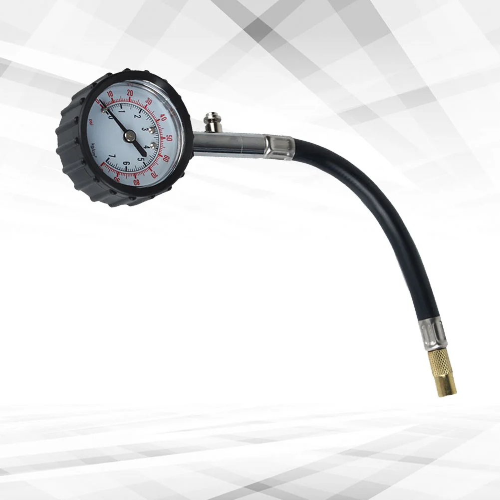 Degree Rotating Chuck Tire Pressure Gauge Tester Barometer Bike Monitoring System Vehicle