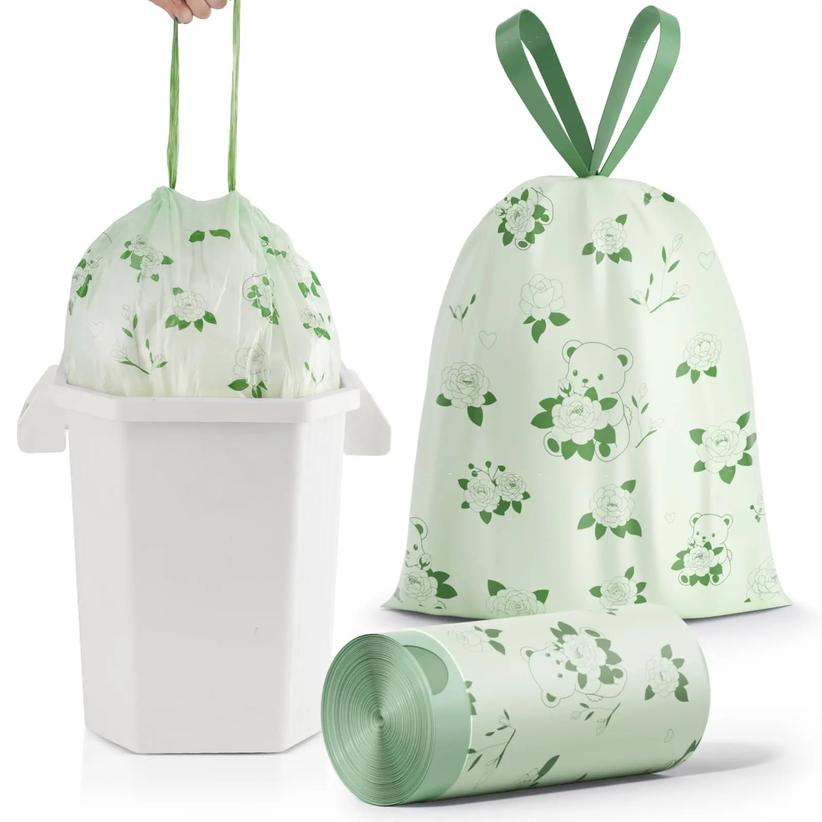 

Домашний очень толстый большой ручной кухонный мешок для мусора с защитой от комаров, машина для обработки пищевых отходов с запахом лаванды для дома