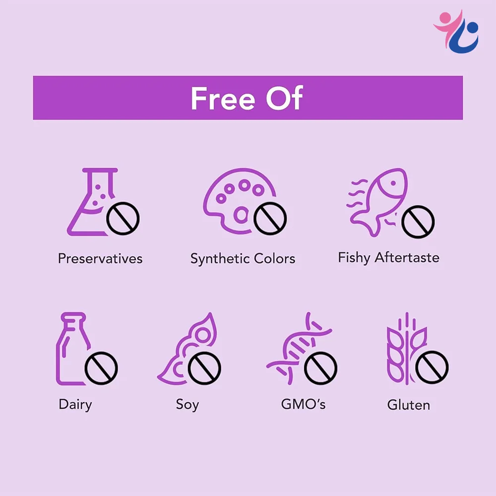 DHA Fish Oil for Pregnancy - with Omega-3 and Vitamin D3, Promotes Calcium Absorption, Omega-3 Supplement for Women's Health.