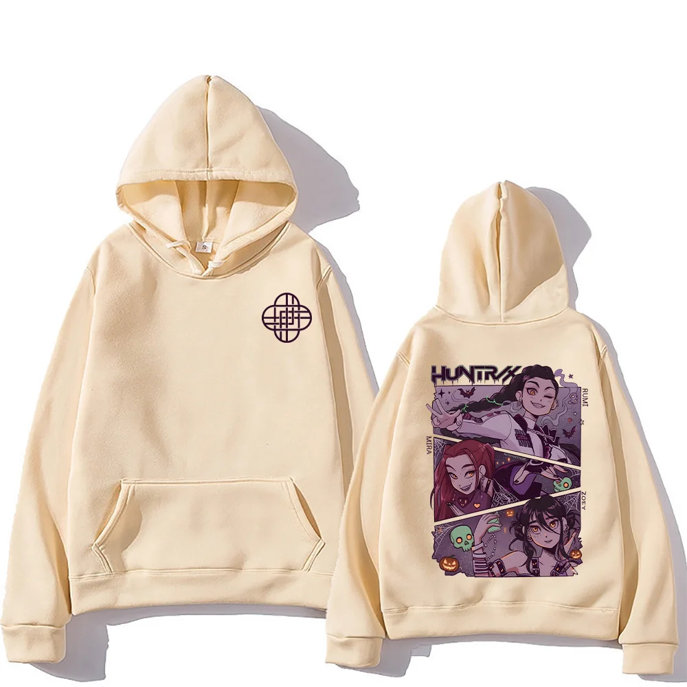 Halloween Kpop Demon Hunters Hoodies Hot Film Grafische Hoodies Mannen Vrouwen Mode Kleding Trui Losse Harajuku Top Streetwear