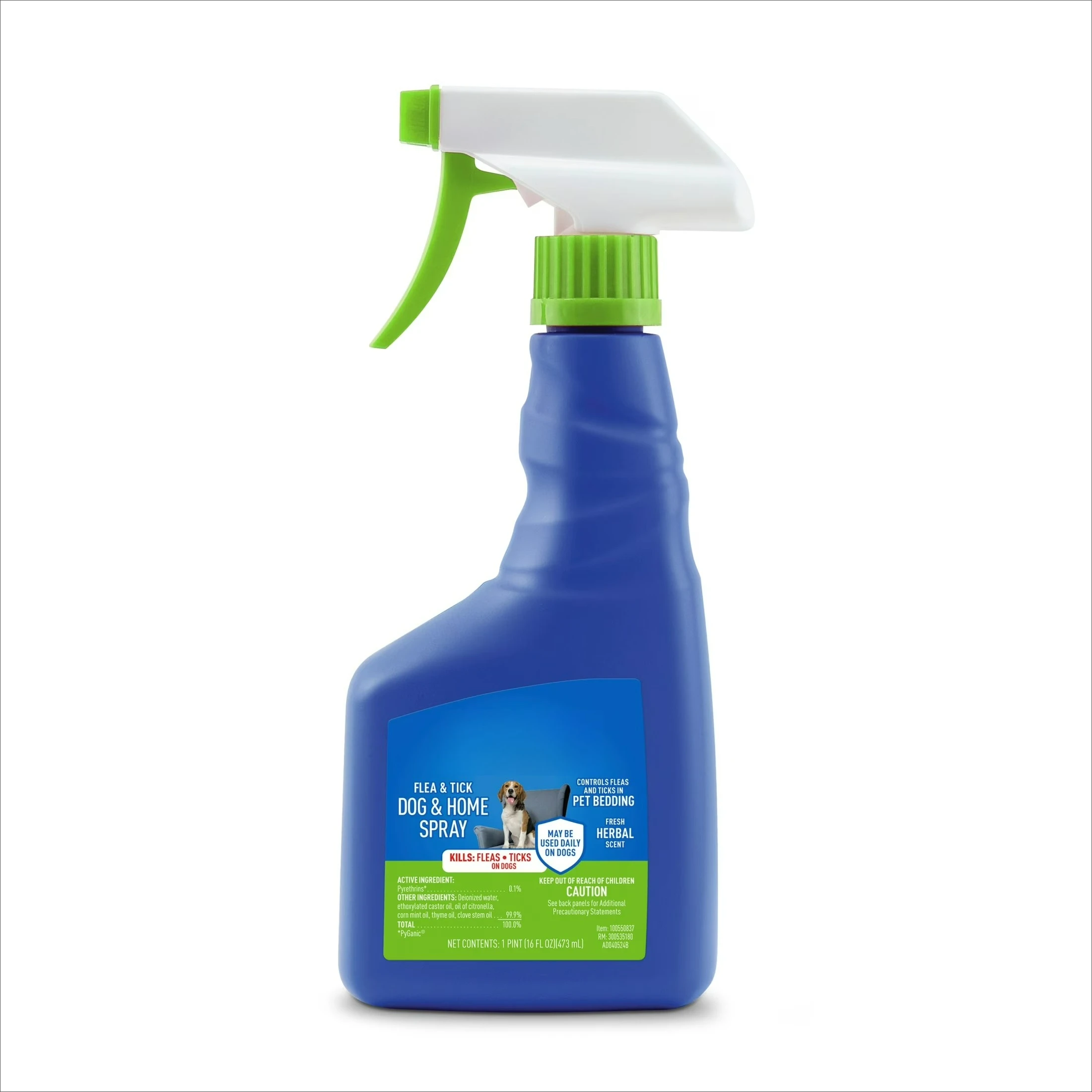 

Flea & Tick Dog & Home Spray, Flea Spray for Dogs & Puppies, Indoor Home Treatment, Kills Fleas & Ticks on Pet Bedding
