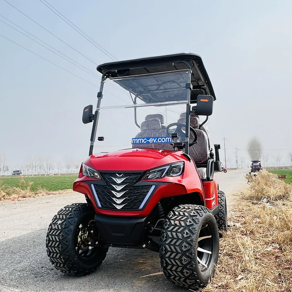 Best Price Lithium Battery Golf Cart 72V Popular New Electric Golf Petrol Car Powered 4 6 Seater Off-Road ATV Electric Golf Cart