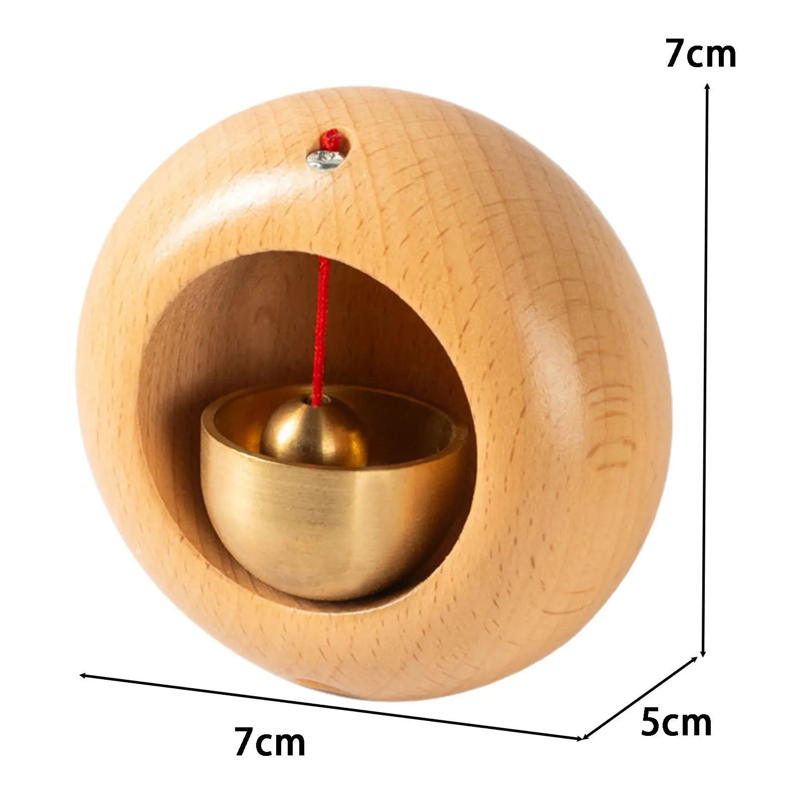 Shopkeepers Bell Japanese Style Small Vintage Decorative Door Chime Doorbell Ornament for Business Doors Barn Home Entrance