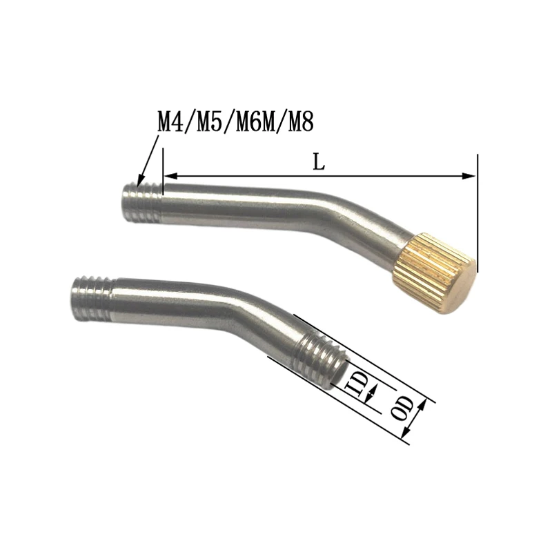 M4/M5/M6/M8 Stainless Steel SS304 CNC Machine Tool Cooling Threaded Hollow Straight Tube