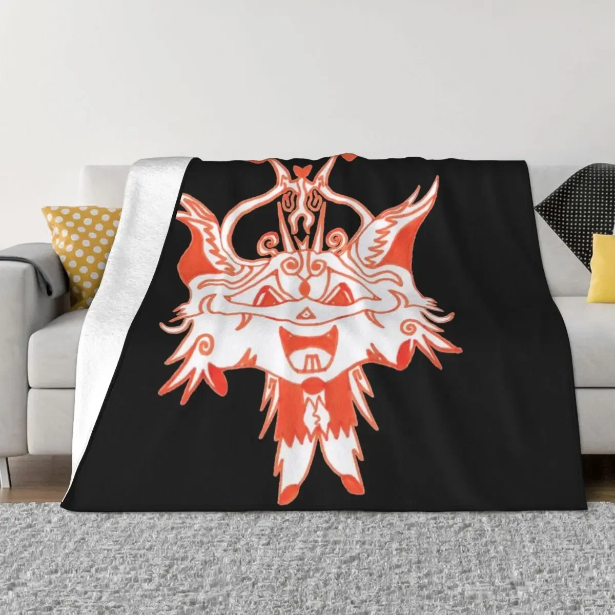 

#41 || Fancy Fox Face [Best Of 2019] Throw Blanket Fashion Sofas Hairy Blankets