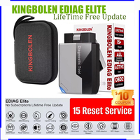 New KINGBOLEN Ediag Elite Bi-Directional Scanner with CANFD & Lifetime free update &15 Resets Car Diagnostic Tool pk Thinkdiag