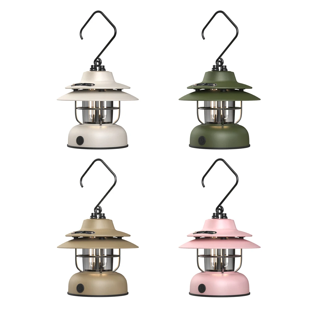 

Retro Portable Camping Light With 5 Battery LED Camping Light Outdoor Hanging Tent Camping Light