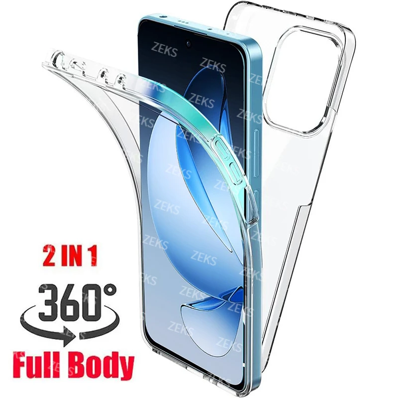 360° Full Body Cover Protective Case For OPPO Reno 13 Shockproof Dual Layer Case For OPPO Reno 13 Pro 5G Case For OPPO Reno13 F