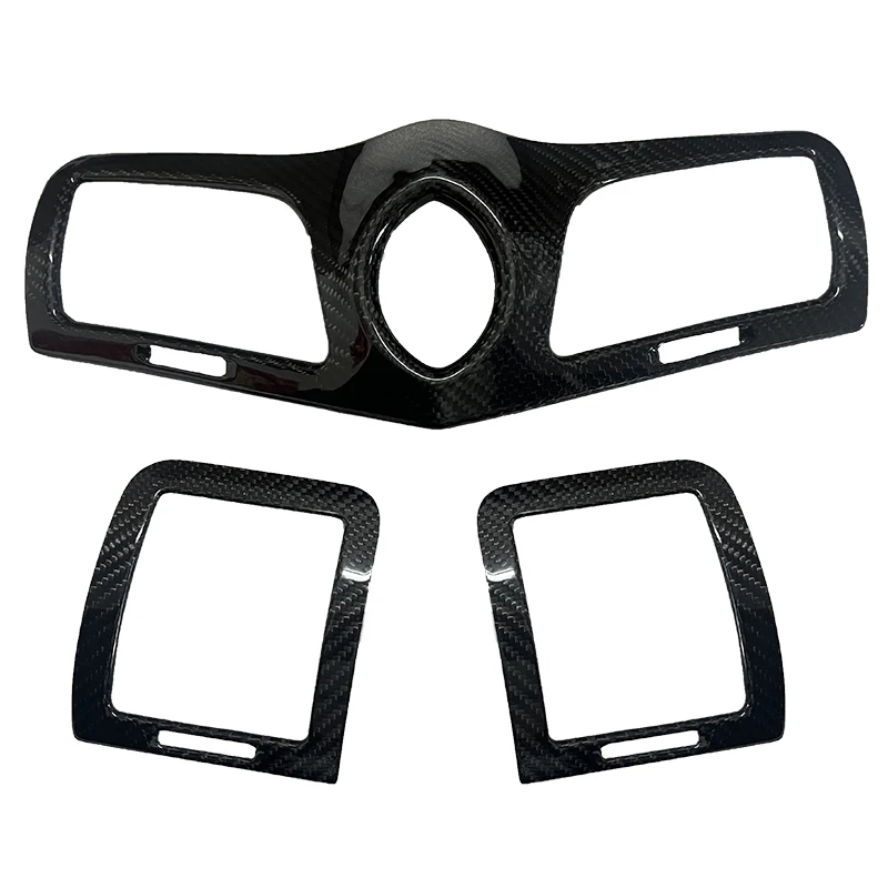 

Dry Carbon Fiber Dashboard Vent Panel Cover Trim Kit for Maserati GranTurismo 2008-2017