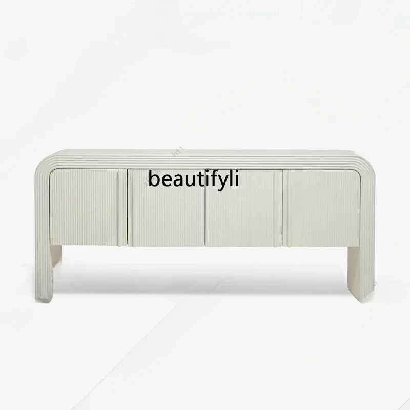 Nordic Sideboard Cabinet  Light Luxury Creative Entrance Cabinet Misty Style Shoe Cabinet Locker