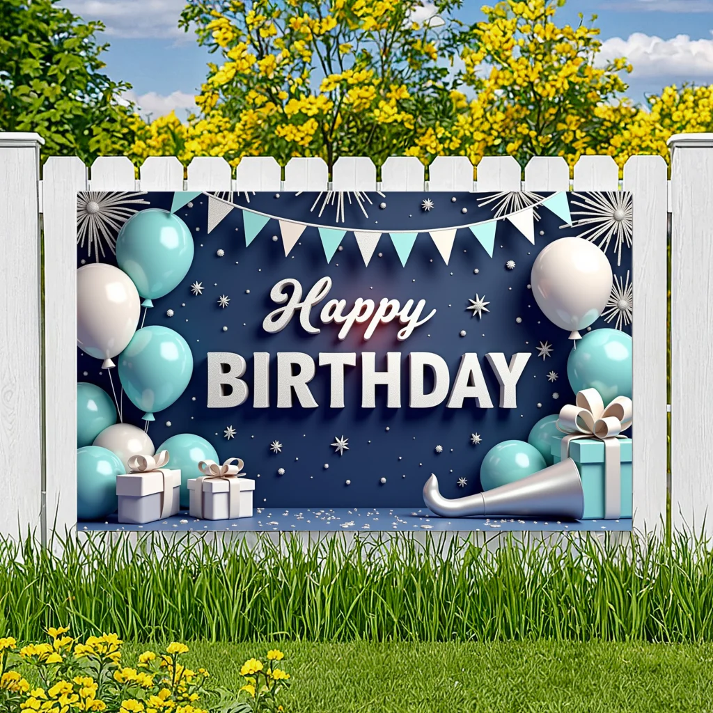 Festive Colors Party Backdrop Photo Prop Banner For Party Celebration Party Gathering