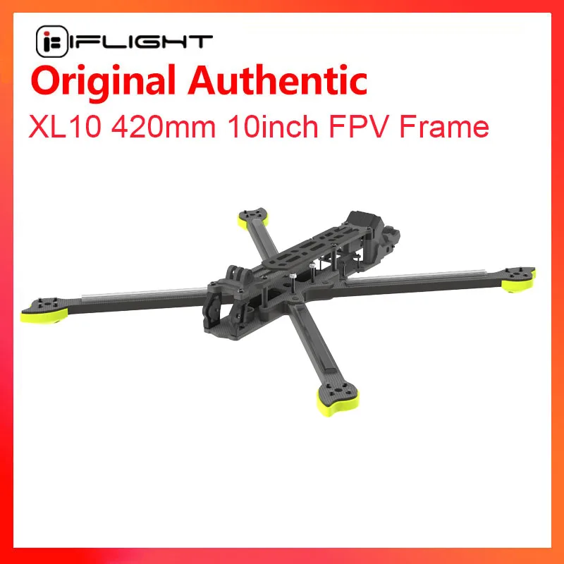 

iFlight XL10 V6 420mm 10inch FPV Frame Kit with 8mm arm compatible with DJI O3 Air Unit / Caddx Vista HD System for FPV drone