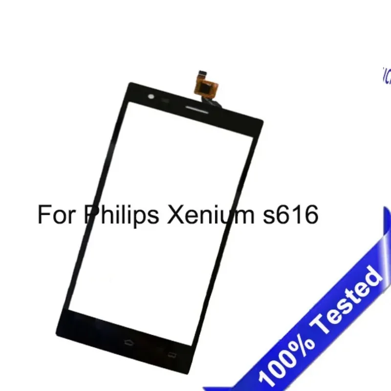 For Philips Xenium S616 Touch Screen Original New Glass Panel Touch Screen 5.5 inch