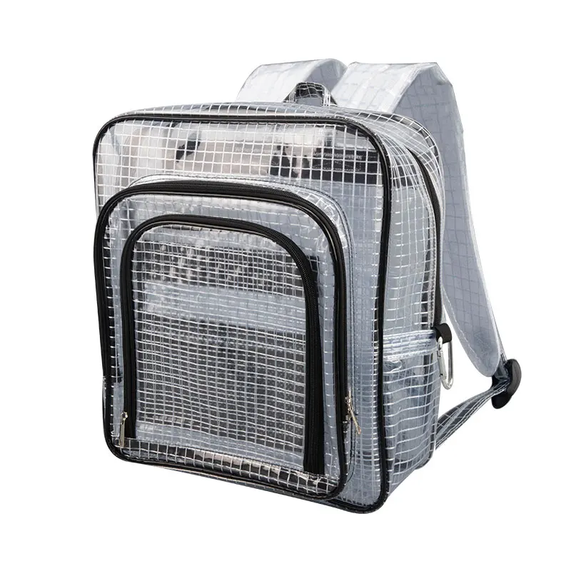 طقم حقيبة PVC شفافة خالية من الغبار ومضادة للكهرباء الساكنة، حل أمان للتخزين في شبكة الغرفة النظيفة