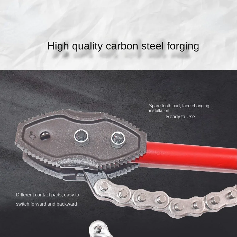 Plumbing Combination Pliers Multi-Purpose round Pipe  Gripping Plier Wrench  B- Type Chain Stillson  Td06b