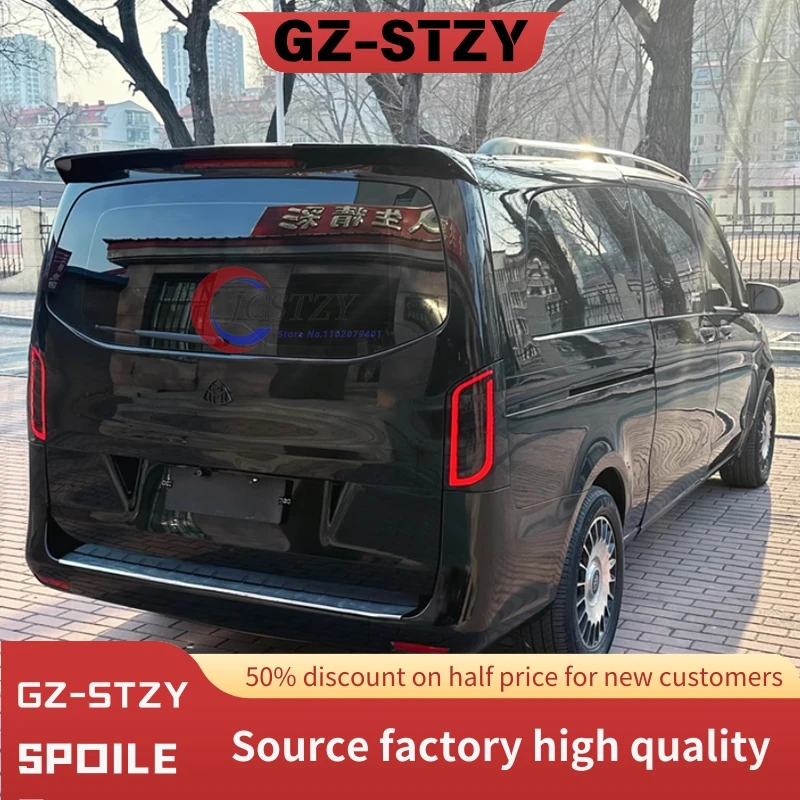 Для Mercedes Benz V Class Vito V260 V260L ABS задний спойлер багажника, крыло, черный, белый цвет 2016 2017 2018 2019 Для Mercedes Benz V Class Vito V260 V260L ABS задний спойлер багажника, крыло, черный, белый цвет 2016 2017 2018 2019