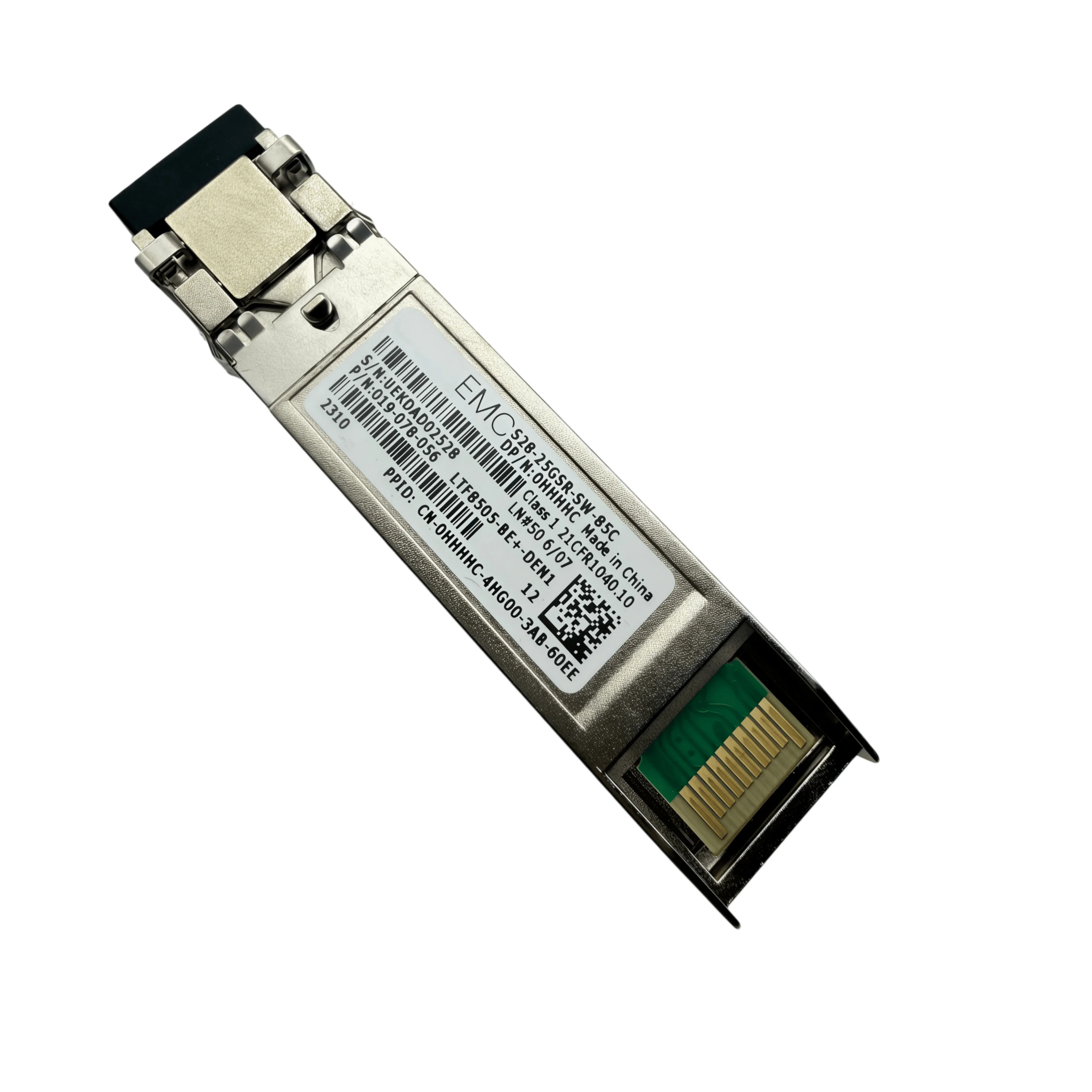 For Dell EMC S28-25GSR-SW-85C 0HHHHC 25G SR SFP28 Optical Transceiver LC Duplex 850nm OM4 DDM for Data Center Server