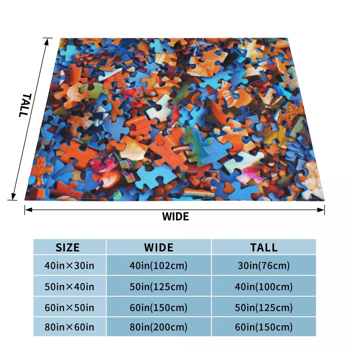 Jigsaw Puzzle Pieces Throw Blanket Blankets Sofas Of Decoration Large Sofa Quilt Blankets