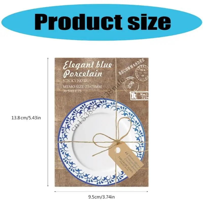 594F Creative Note Pad Pad Adhesive Note Bowl and Band Series Memos Pad