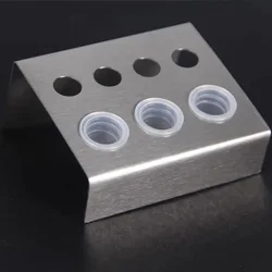 Tattoo Supplies Tattoo ink cup holder Stand 7 Holes Black Stainless Steel Makeup Accessories Skin Maquillage Permanent