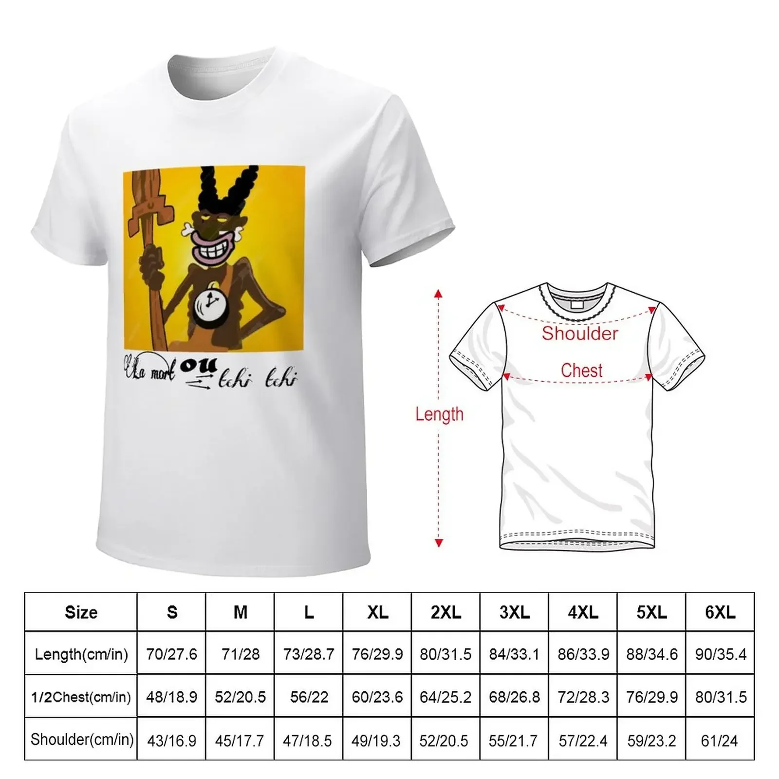 La mort ou tchi tchi T-Shirt baggy shirts cute tops shirts graphic tee kawaii clothes funny t shirts men