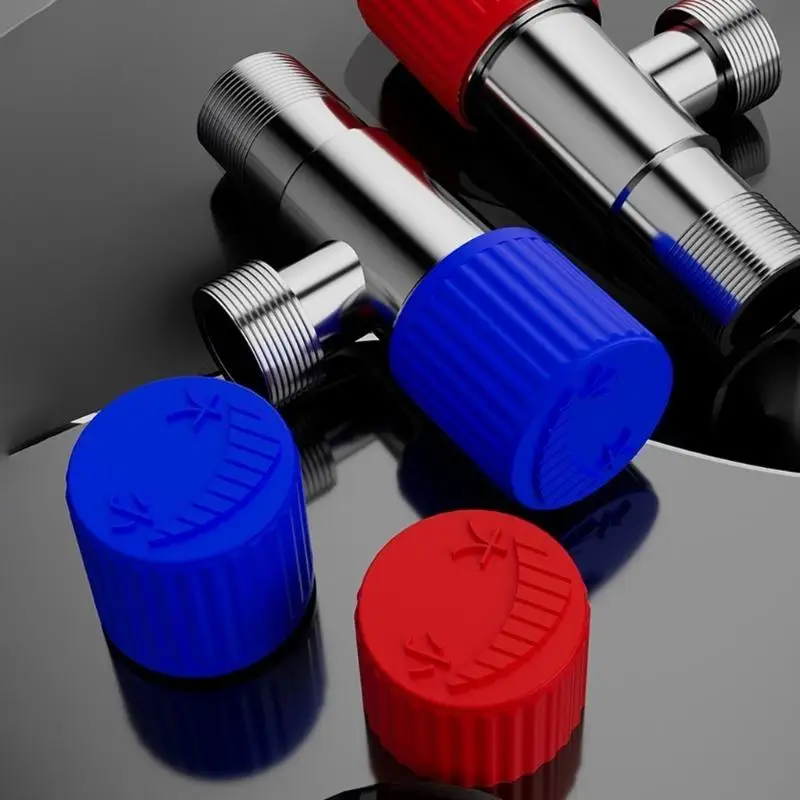 

652F Valves Sleeve Silicone NonSlip Valves Grip Bathroom Valves Handle Cover