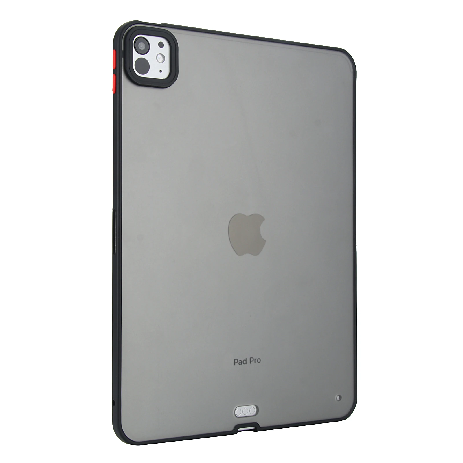 Tablet Case For iPad Pro 11 (2022)  /  (2021)  /  (2020) Skin Touch Matte Acrylic TPU Shockproof Cover - Black