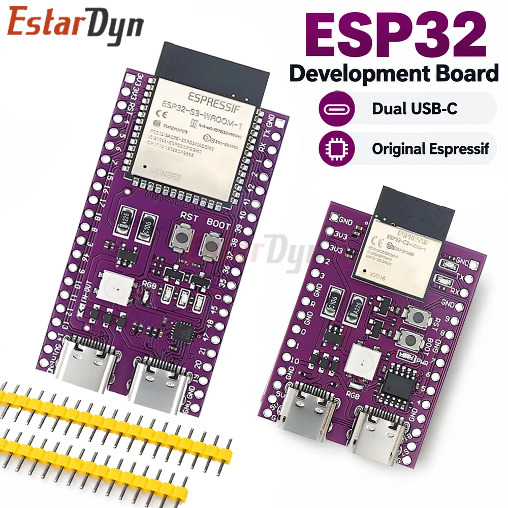 Esp32 C3 - 에스타딘 ESP32, ESP32-C3, ESP32-S3 듀얼 타입-C