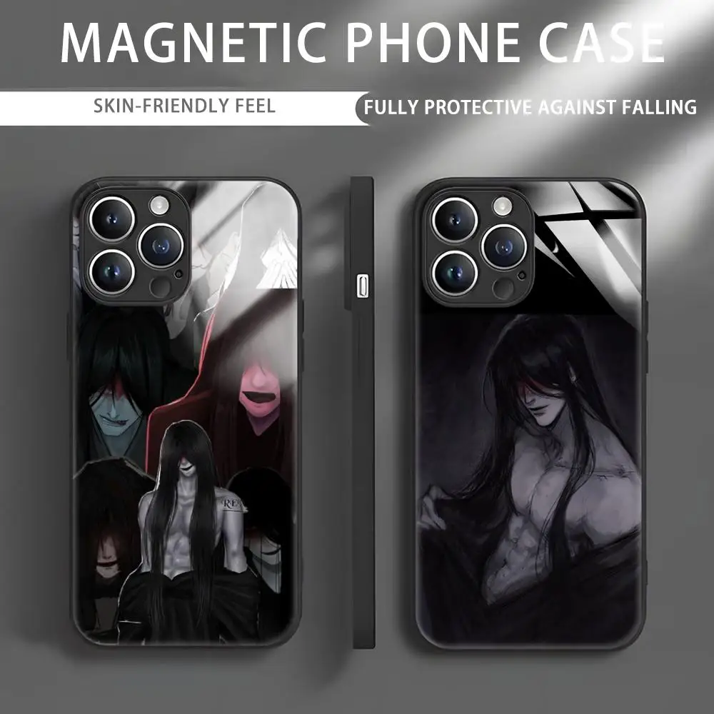 Mr crawling homi-cipher Phone Case For iPhone 16 15 14 13 12 11 X XR XS 8 Plus Mini Pro Max Glass Magnetic Phone Case