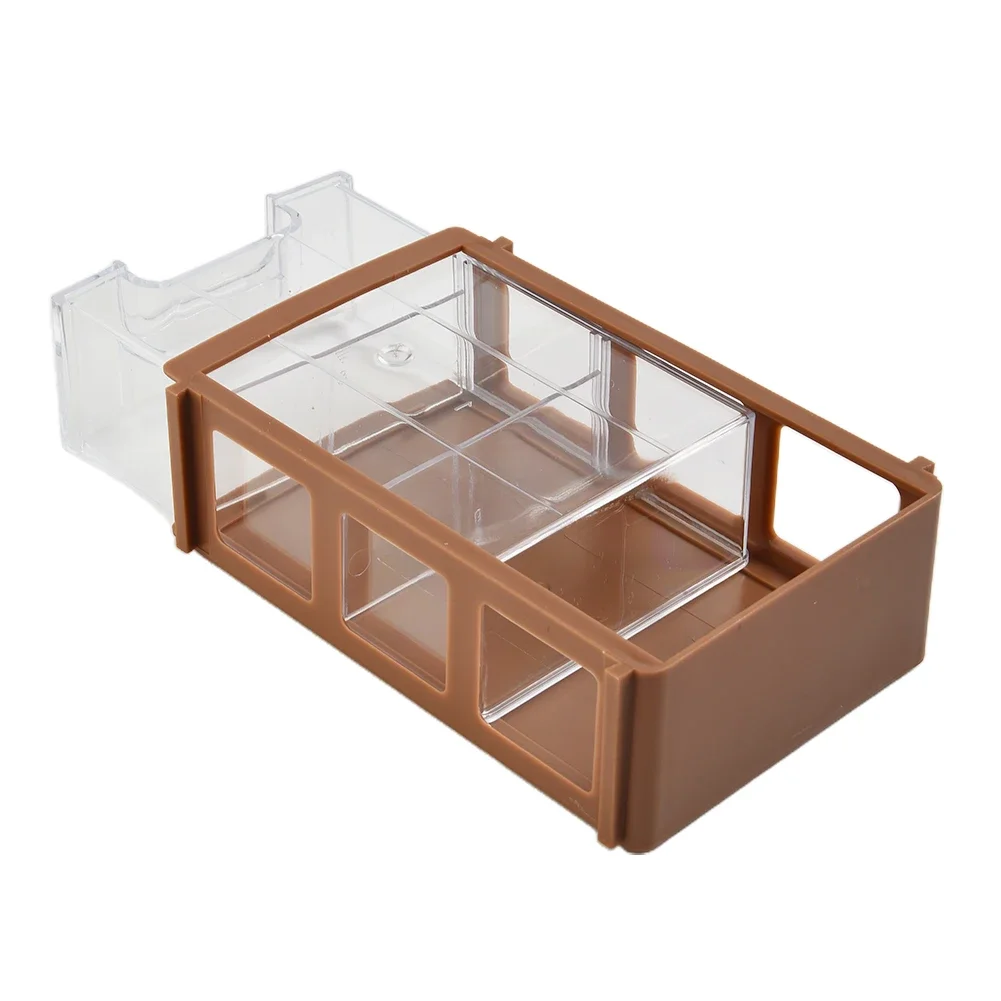 Boîtes de rangement empilables en plastique translucide, 1 pièce, boîtes de rangement pour matériel, coordinateur, artisanat, vis, boîte à outils, accessoires