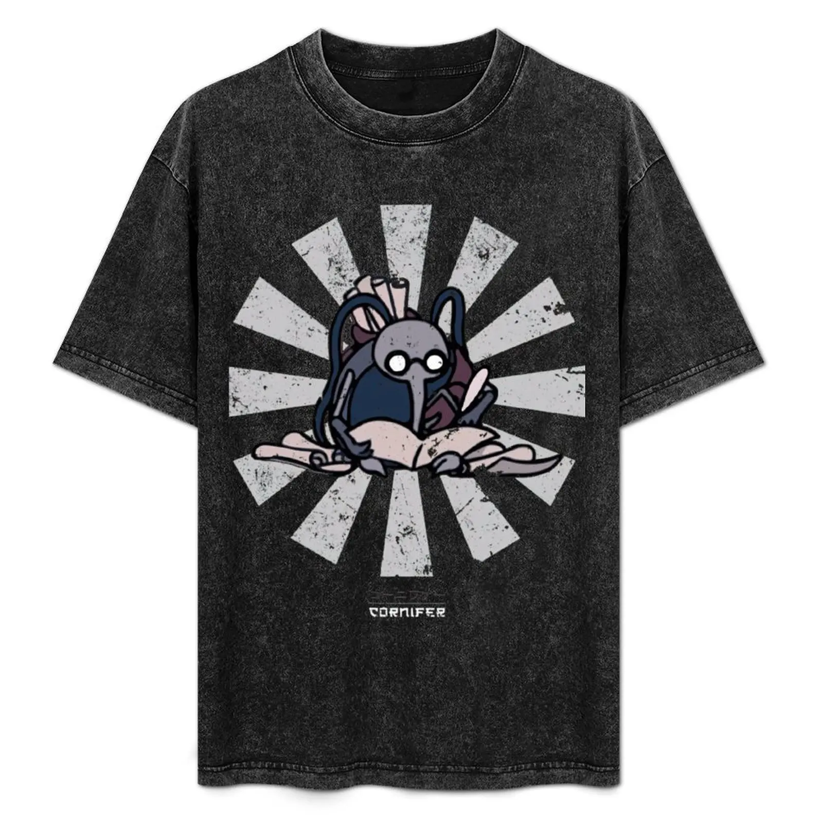 

Cornifer Retro Japanese Hollow Knight T-Shirt Big and Tall Basic Tee Shirt