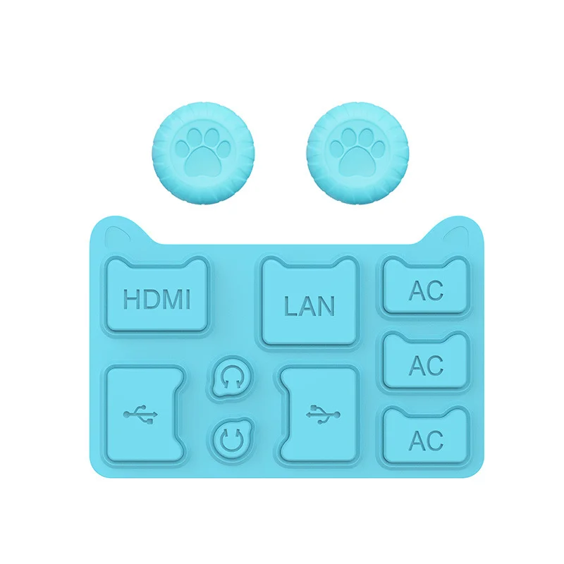 11‑in‑1 Silicone Dust Plug Set For Nintendo Switch 2 NS2 Dock Port Dust Cover Thumb Stick Joystick Caps Game Console Protective - view 6