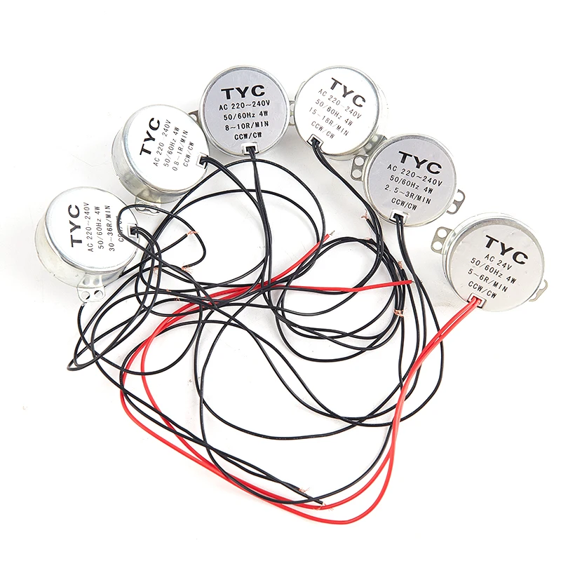 1pcs TYC-50 AC 220V-240V 50/60Hz Torque 4W CW/CCW Motor Stable Synchronous Motor Replacement New