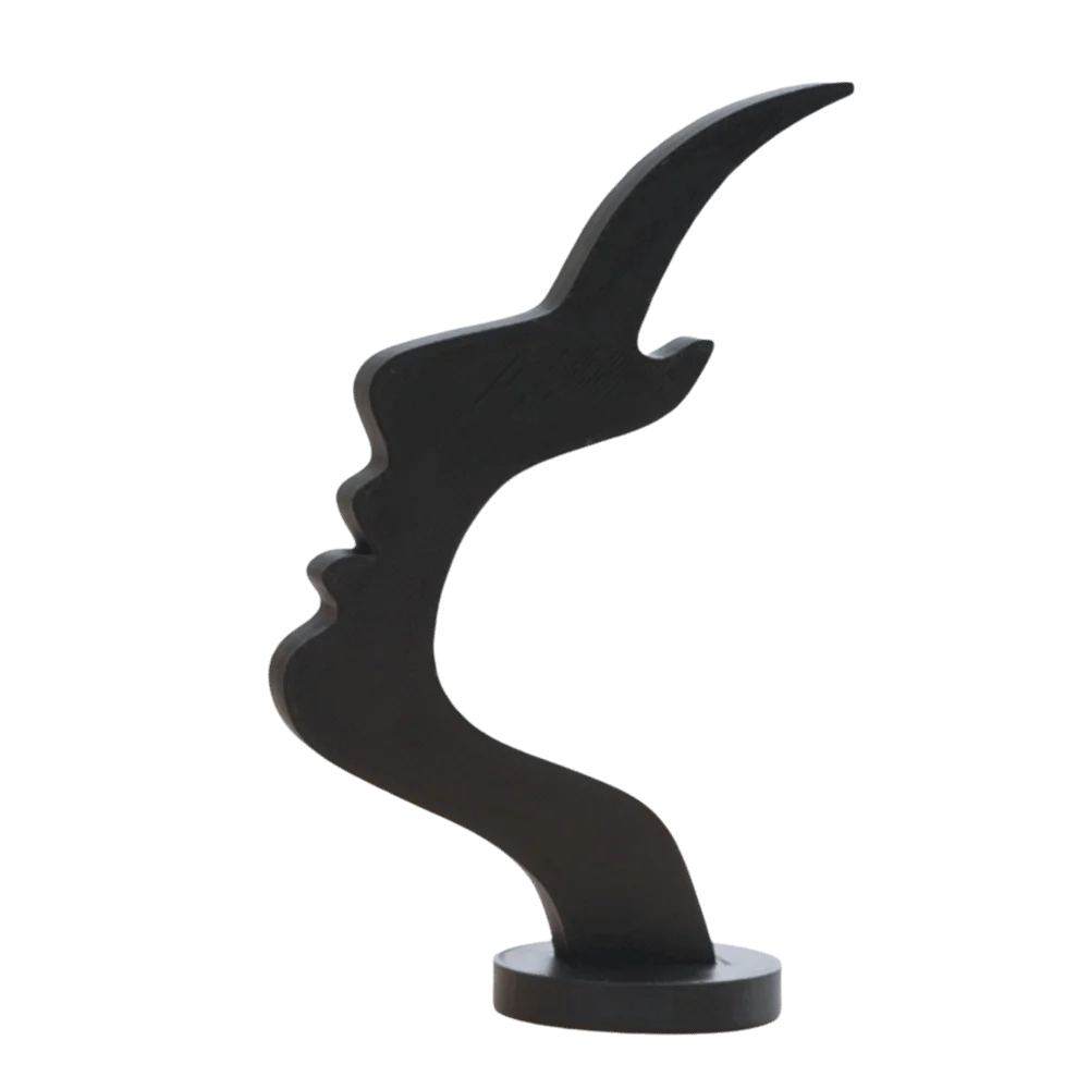 Curved Design Side-Face Shaped Eyeglass Holder Creative Artistic Lightweight Eyewear Display Rack Practical Abstract Face Shaped