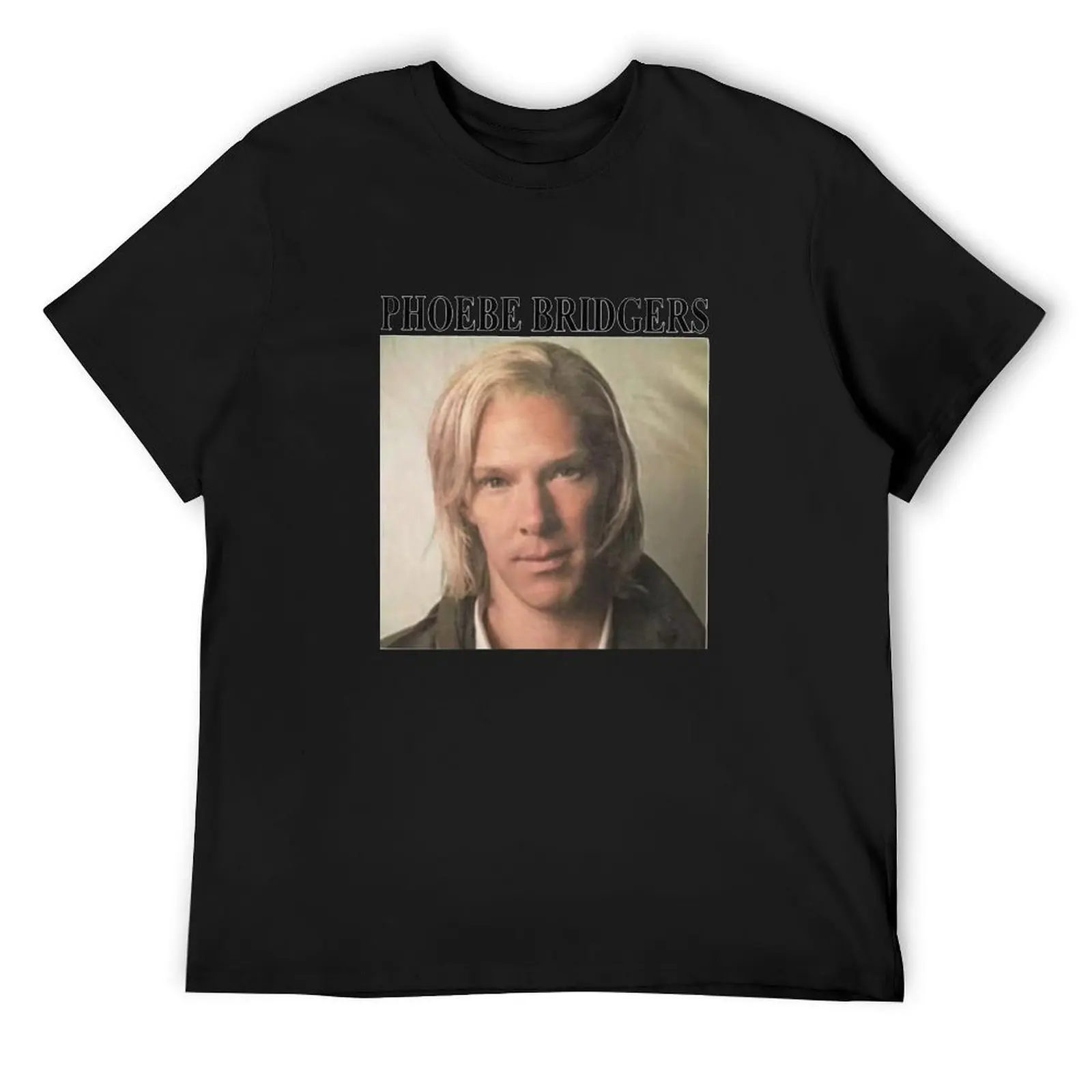 

Benedict Cumberbatch Phoebe Bridgers T-Shirt quick drying basketball graphic tees T-shirts oversize Men's cotton t-shirt