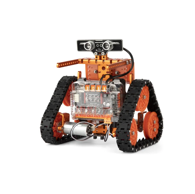 New Arrivals Robot Telecommand Jouet Diy Tank Robot Toy Classic Rubber Track Robot Kits