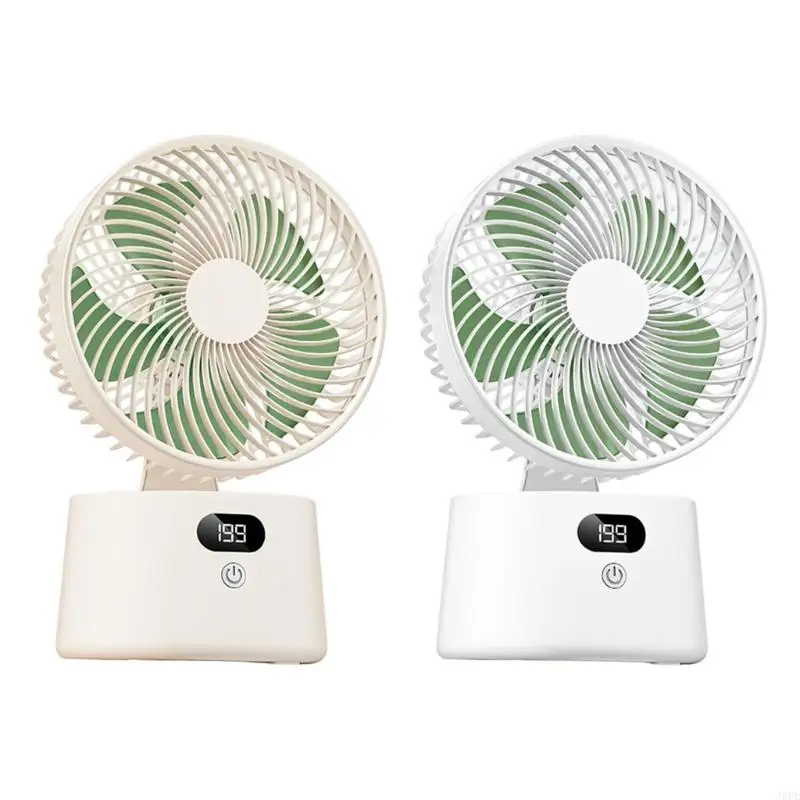 J6PE Efficient Motor Cooling Desk Fan Plastic Texture for Workstation Dorm Room