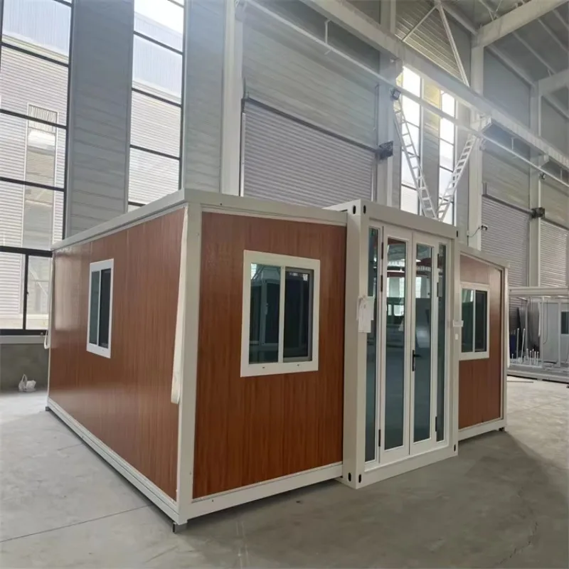 Modern Luxury Expandable Container House White Stainless Steel Sandwich Panel Material for Home Office Application