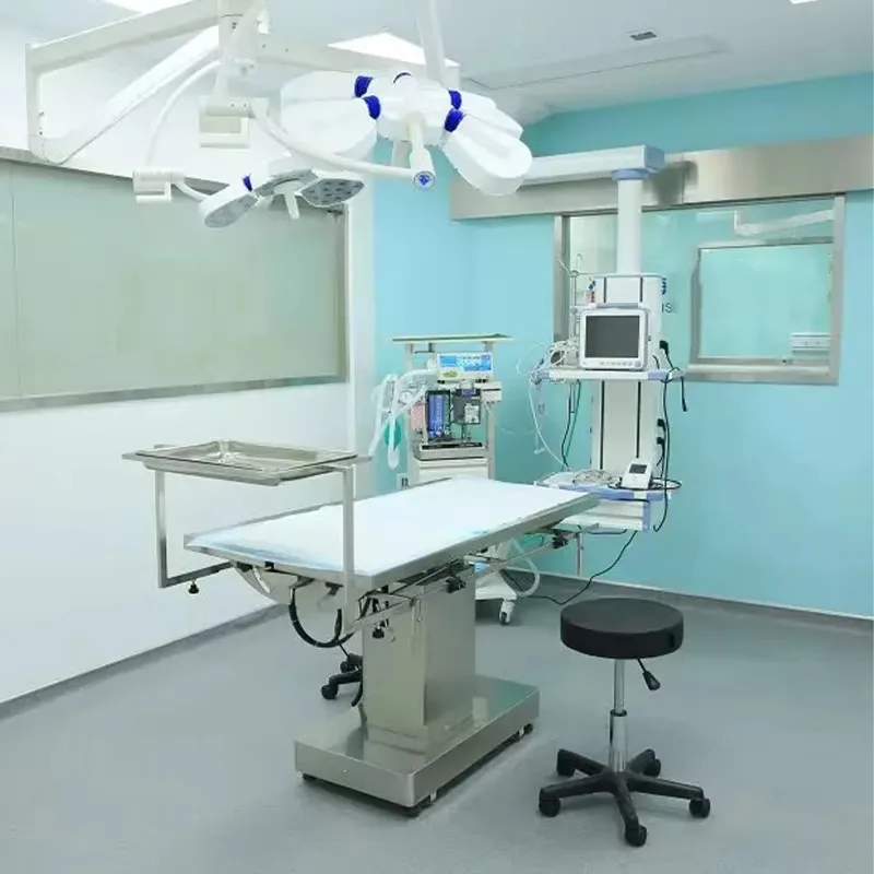 Veterinary Equipment Mobile Animal Lift Veterinary Operating Tableelectricity Operation Table Vet Surgical Operation