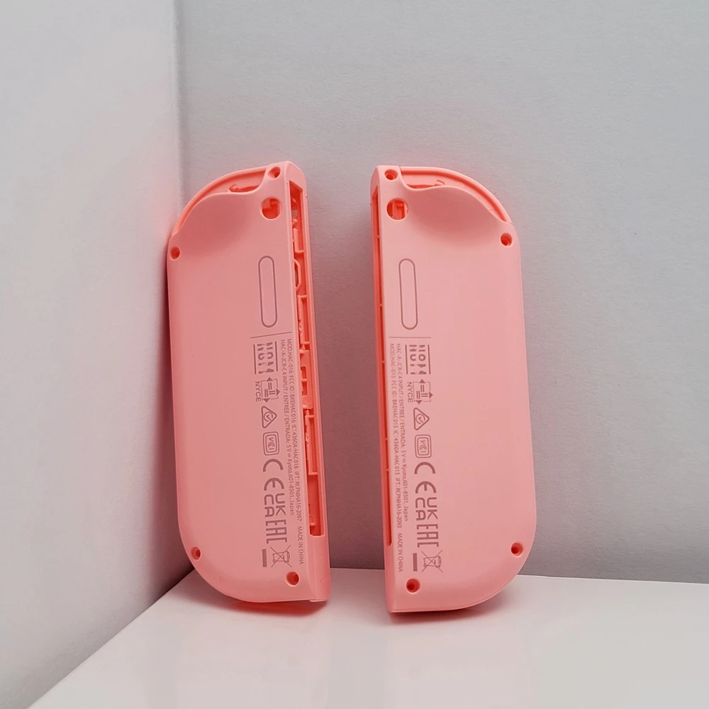 Switch NS Joy-Con コントローラー DIY L R ハウジングシェル プラスチックケース ピンクカバーシェル Switch/OLED JoyCon 交換用シェル