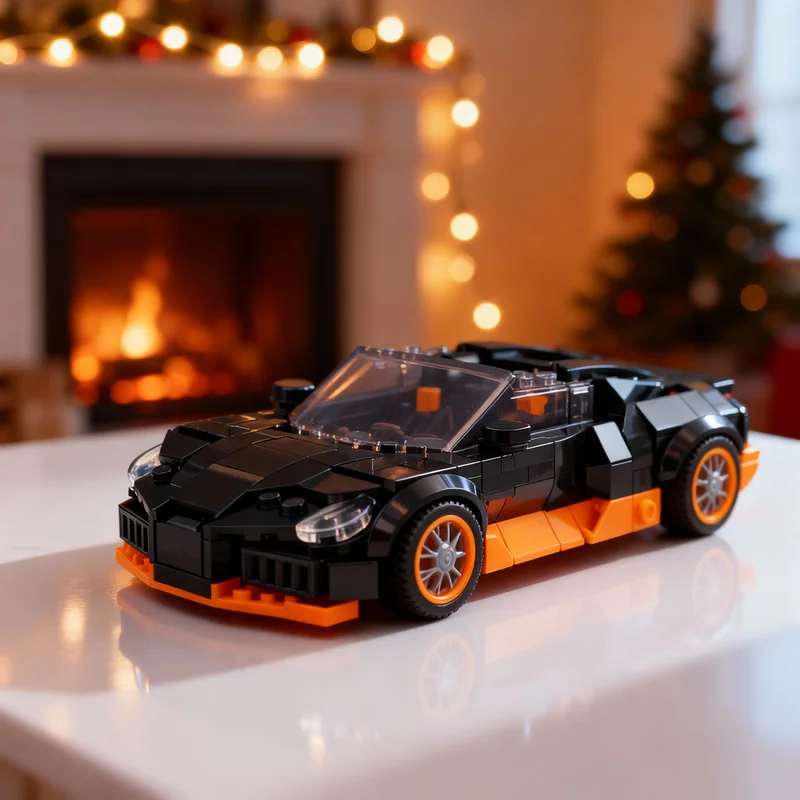 

344pcs MOC City Champions Bugatti Mistral Model Building Blocks Construction Creative Christmas Gift Idea Education Toy Brick