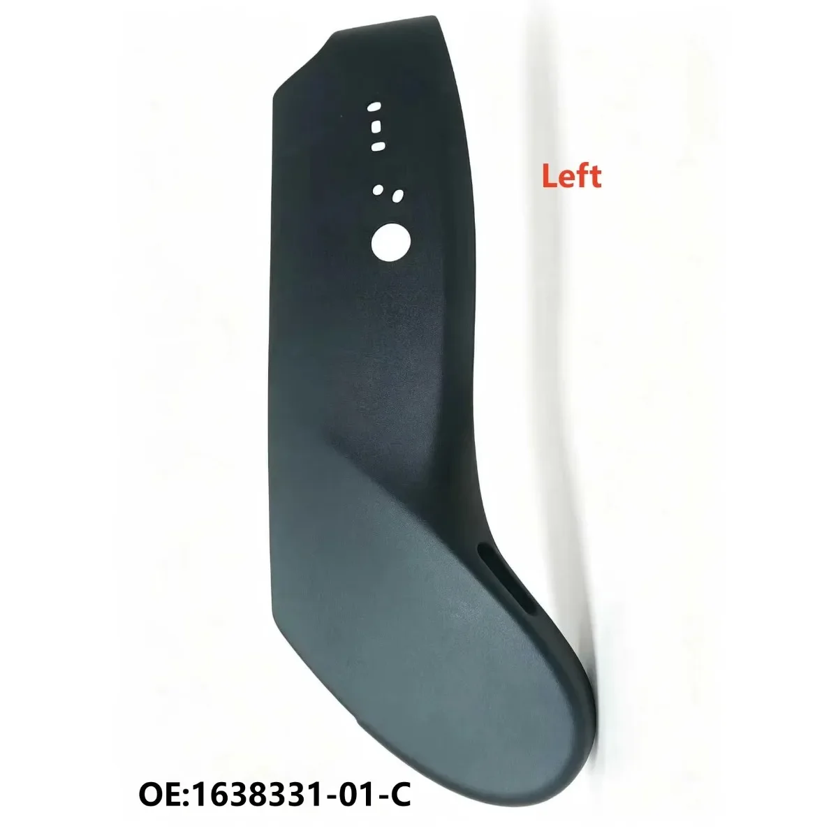 Car Front Left/Right Outer Seat Trim Panel For Tesla Model Y For Late 2023-24 Auto Seat Side Trim Re 1638332-00-C 1638331-01-C