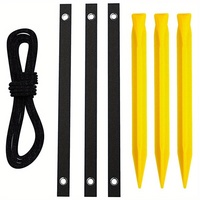 Durable Rust-Proof Garden Plant Support Anchor Outdoor Yard Young Tree Staking Kit for Sturdy Plant Fixing