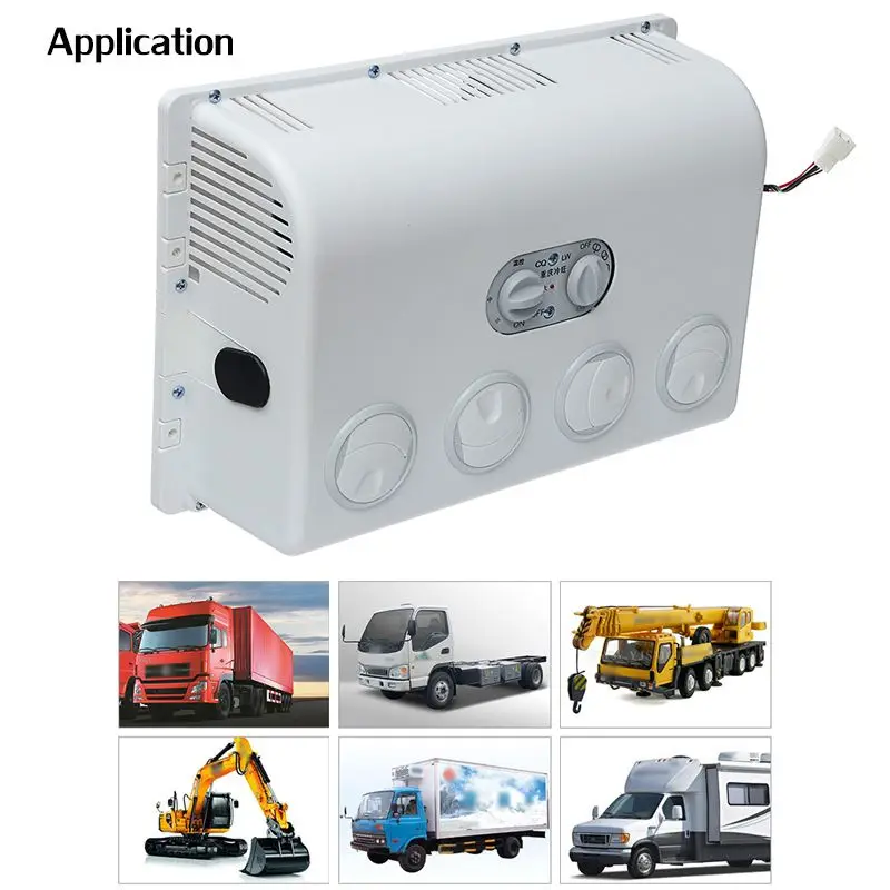 12V/24V Wall-mounted Inverter Air Conditioner Air Dehumidifier Air Cooling Fan Conditioning Cooler For Auto Car Caravan Truck